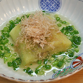 焼き茄子の煮浸し