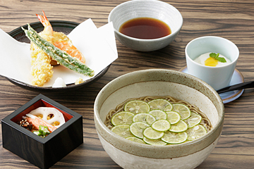 すだちそば御膳(温・冷)
